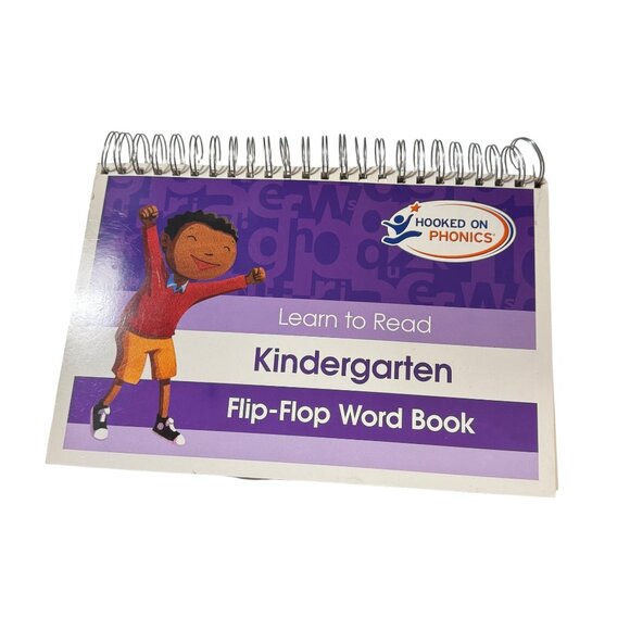 Kindergarten Flip-Flop Word Book By Hooked On Phonics - Picture 1 of 5